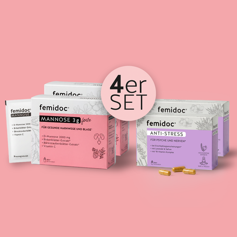 Blasen Forte- & Stress-Support Duo – 4er Set