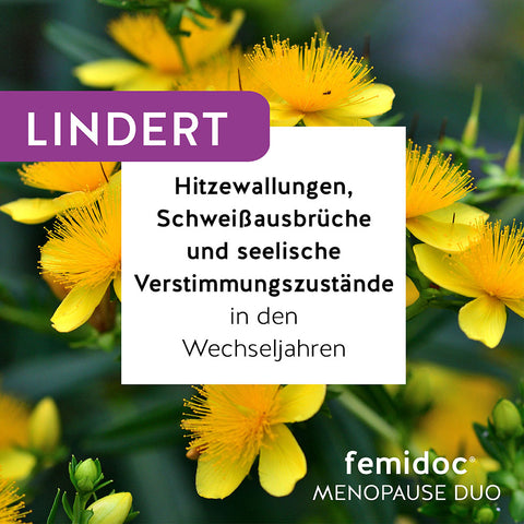 MENOPAUSE DUO lindert Symptome in den Wechseljahren - femidoc®