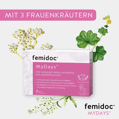 MyDays® Kapseln mit 3 Frauenkräutern - femidoc®