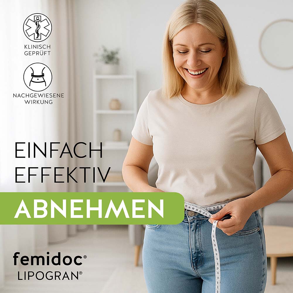 LIPOGRAN® 1051 mg - femidoc® - einfach effektiv abnehmen