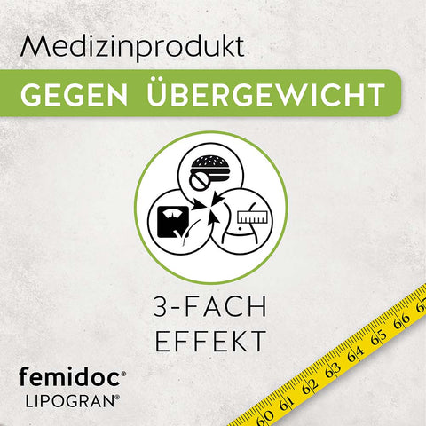 LIPOGRAN® 1051 mg - femidoc® - Medizinprodukt gegen Übergewicht
