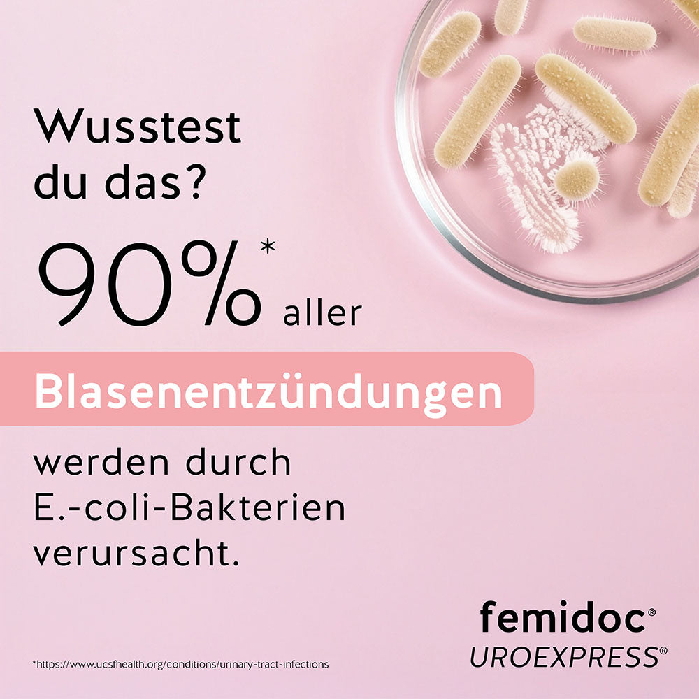 UROEXPRESS® Sachets bei Blasenentzündungen - femidoc®