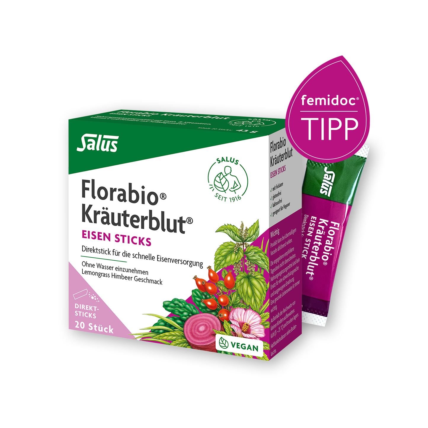Florabio® Kräuterblut® Eisen Sticks