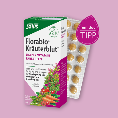 Florabio® Kräuterblut® Eisen + Vitamin Tabletten